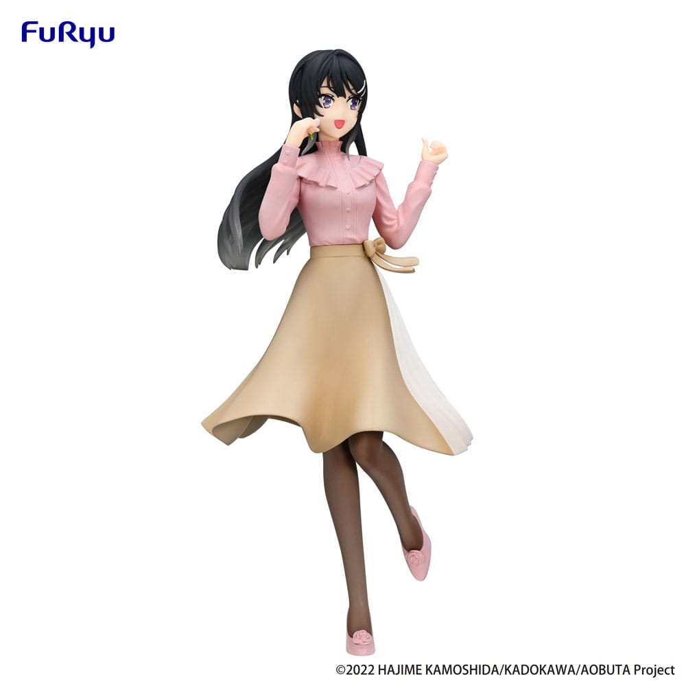 Rascal Does Not Dream of Bunny Girl Senpai Trio-Try-iT Mai Sakurajima Spring Outfit Ver. 21 cm PVC Statue