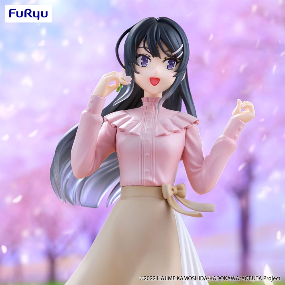 Rascal Does Not Dream of Bunny Girl Senpai Trio-Try-iT Mai Sakurajima Spring Outfit Ver. 21 cm PVC Statue