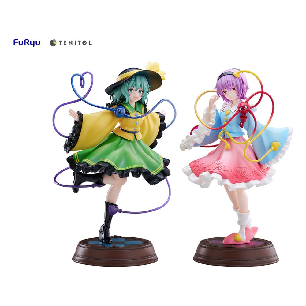 Touhou Project Tenitol Koishi Komeiji & Satori Komeiji 22 cm PVC Statue