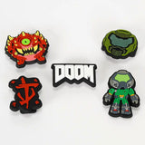 Doom Clog Run and Fun 5-Pack Croc Charms