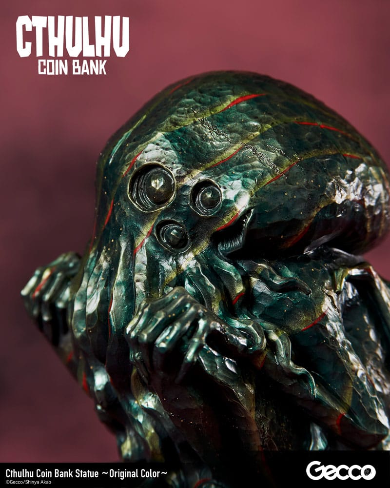 H.P. Lovecraft Cthulhu Mythos Cthulhu (Original Colour) 24 cm Coin Bank Statue