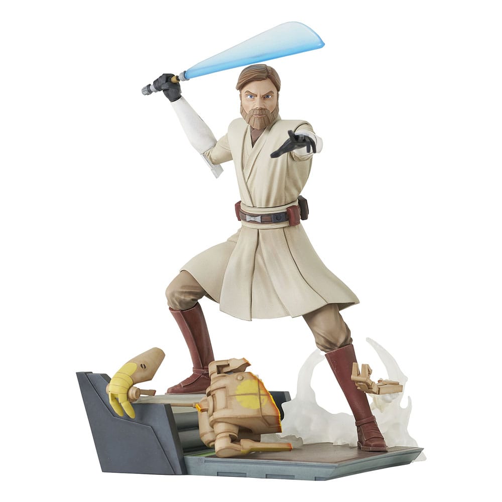 Star Wars: The Clone Wars General Obi-Wan Kenobi 23 cm Deluxe Gallery PVC Statue