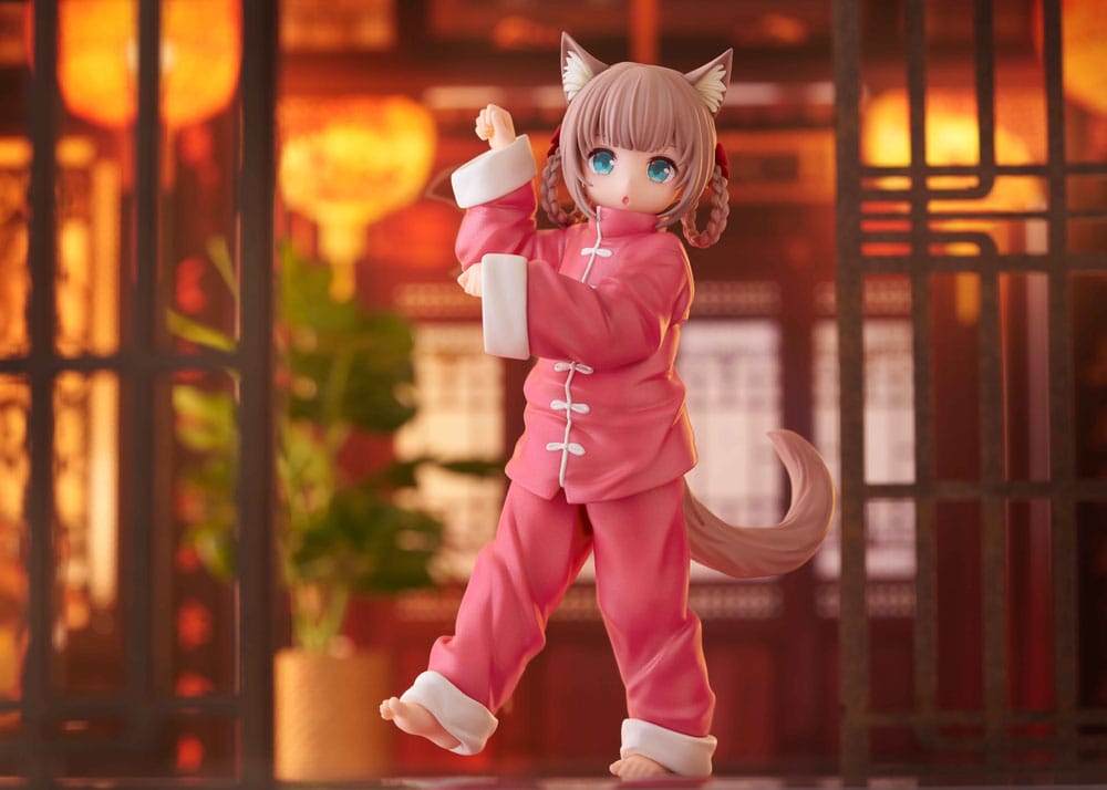 My Cat Is a Kawaii Girl Palette Dress-Up Collection Kinako Nyang fu Ver. 15 cm Statue