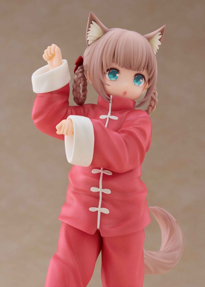 My Cat Is a Kawaii Girl Palette Dress-Up Collection Kinako Nyang fu Ver. 15 cm Statue