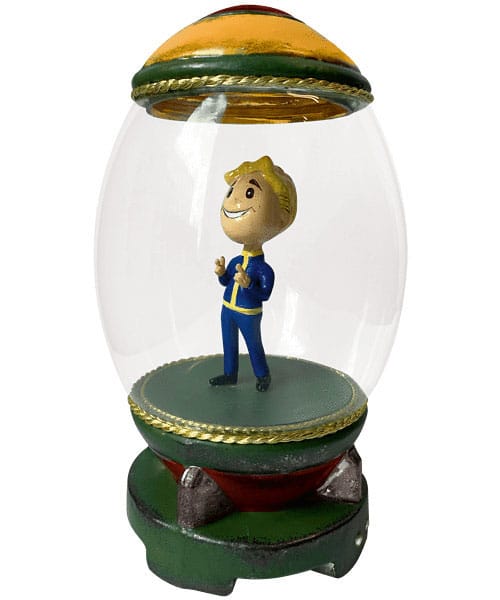 Fallout Blown Glass Adornment Nuke Vault Boy 17 cm Series Statue