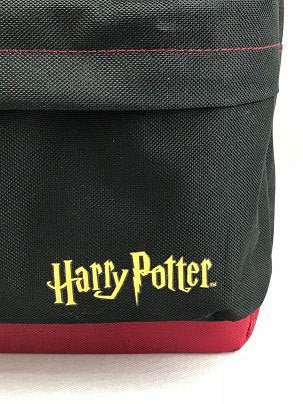 Harry Potter Gryffindor Black Burgundy Backpack