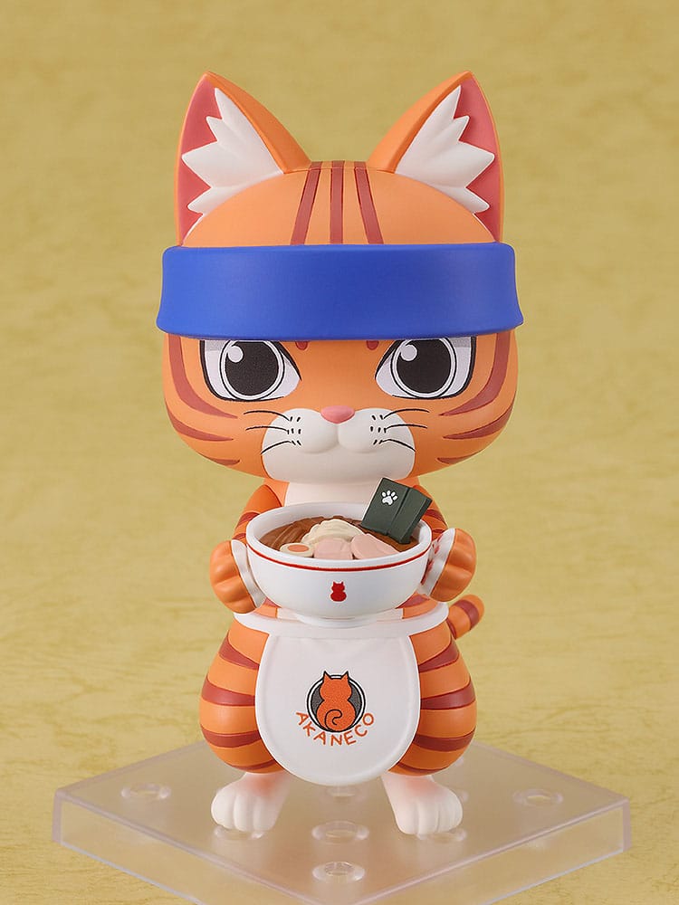 Red Cat Ramen Nendoroid Bunzo 10 cm Action Figure