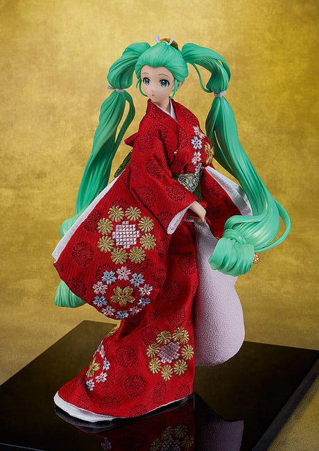 Character Vocal Series 01 Hatsune Miku Kyugetsu Japanese Doll Hatsune Miku Beauty Looking Back Miku Ver. 28 cm 1/7 PVC Statue