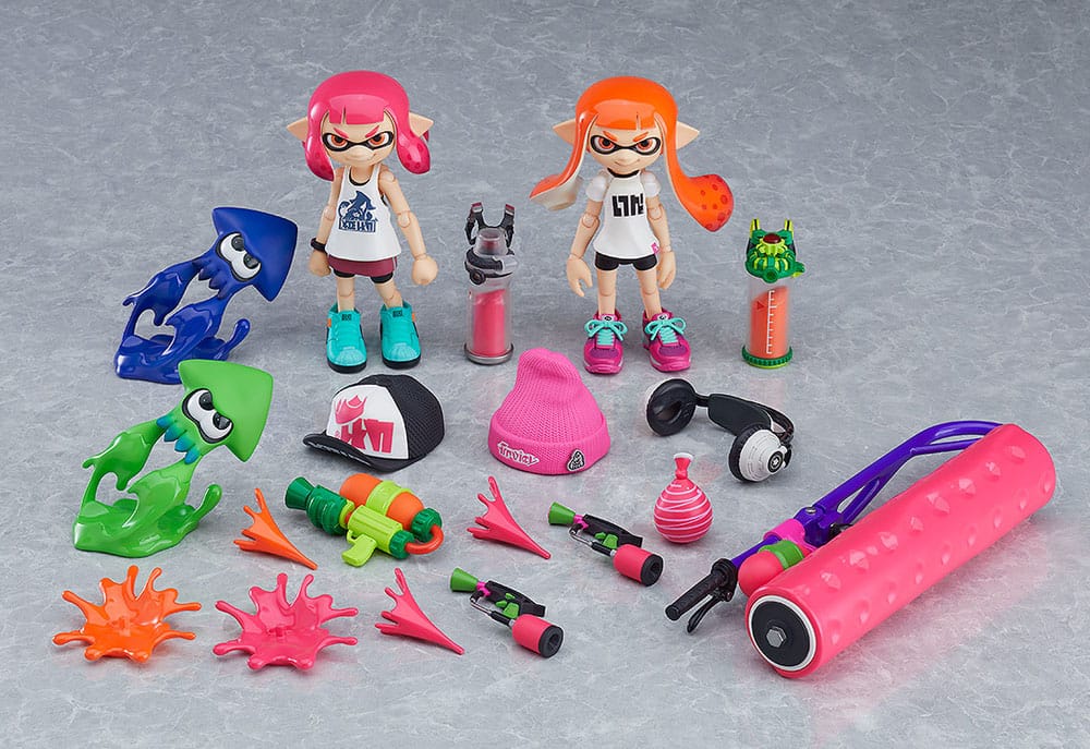 Splatoon/Splatoon 2 Figma Splatoon Girl DX Edition 10 cm Action Figure