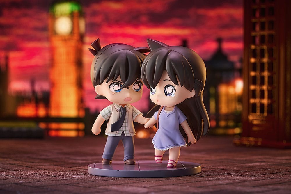 Detective Conan Qset Shinichi Kudo & Ran Mori 8 cm Mini-Figure 2-Pack