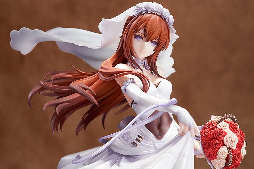 Steins Gate Kurisu Makise: Wedding Dress Ver. 26cm 1/7 Scale PVC Statue