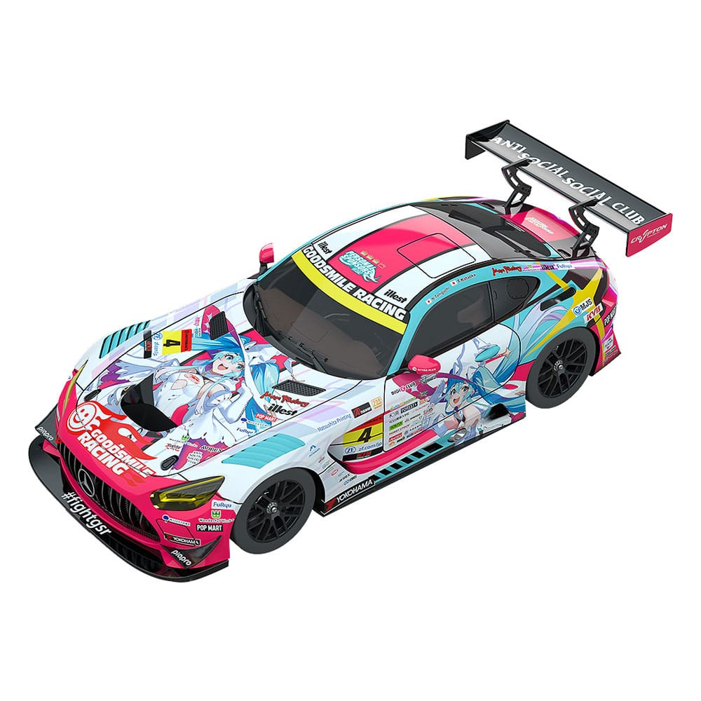 Hatsune Miku GT Project Vehicle Hatsune Miku AMG 2024 Season Opening Ver. 26 cm 1/18 Action Figure