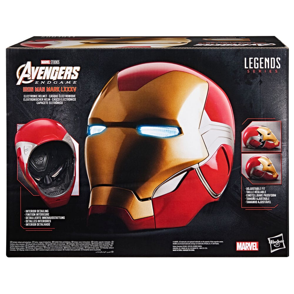 Marvel Legends Avengers Endgame Series Iron Man Mark LXXXV Electronic Helmet