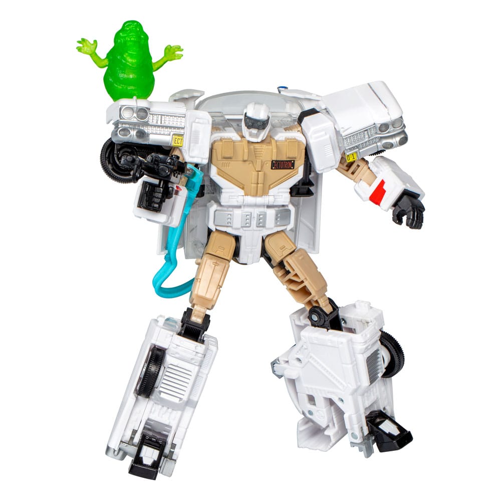 Transformers Generations Ghostbusters outlet Ectotron Ecto-1 Figure, Comic.