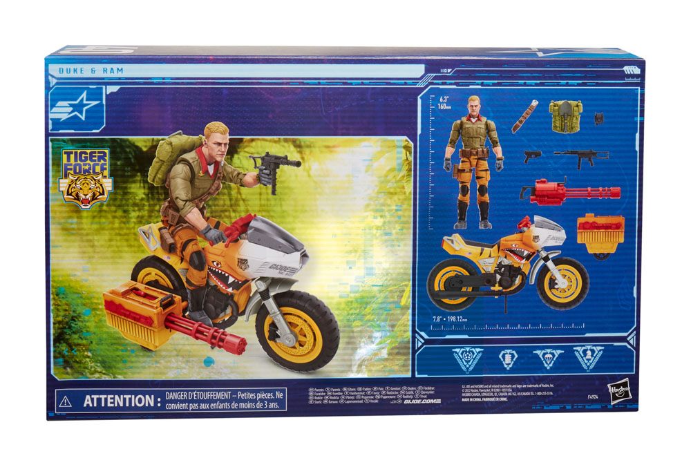 G.I. Joe: Tiger Force Duke & Ram (2022) 15cm Classified Series Action Figure with Vehicle