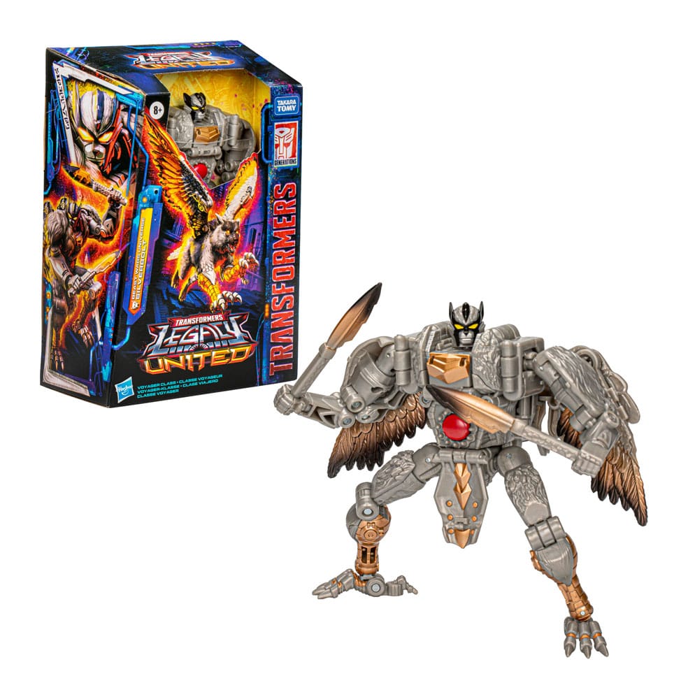 Transformers Generations Legacy United Beast Wars Universe Silverbolt 18cm Voyager Class Action Figure
