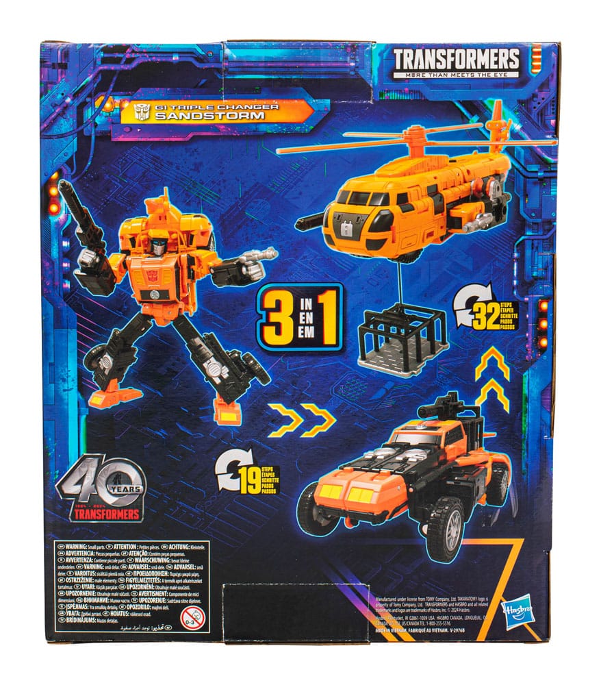 Transformers Generations Legacy United G1 Triple Changer Sandstorm 19cm Leader Class Action Figure