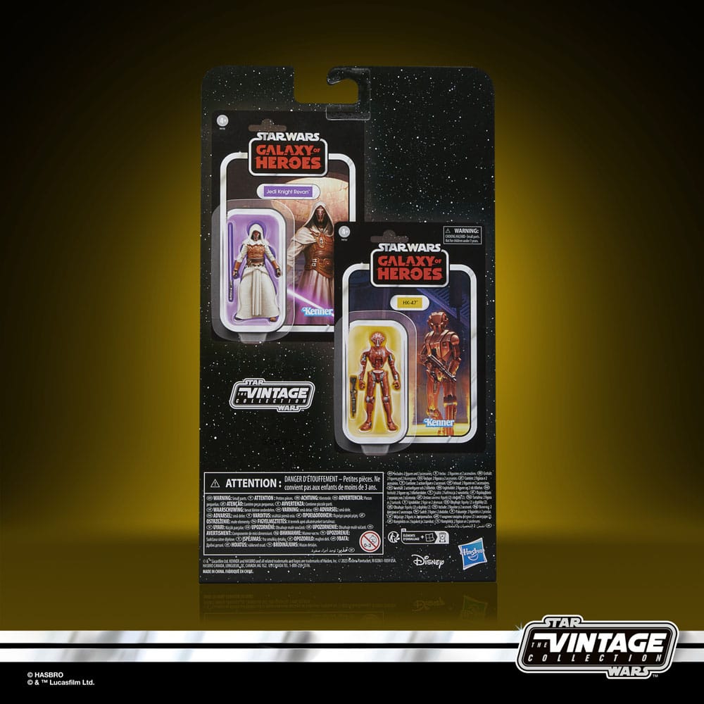 Star Wars: Galaxy of Heroes Vintage Collection Jedi Knight Revan & HK-47 10cm Action Figure 2-Pack