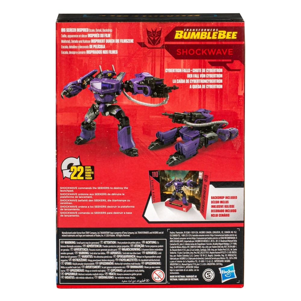 Transformers: Bumblebee Voyager Class Shockwave Studio Series 17 cm Action Figure