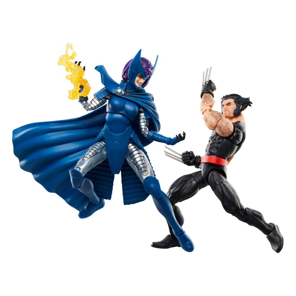 Marvel Legends Wolverine 50th Anniversary Wolverine & Psylocke 15cm Action Figure 2-Pack