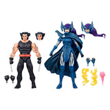 Marvel Legends Wolverine 50th Anniversary Wolverine & Psylocke 15cm Action Figure 2-Pack