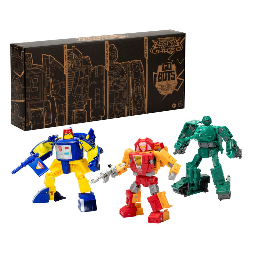 Transformers Legacy United Deluxe Class Go-Bot Guardians 14 cm Action Figure 3-Pack