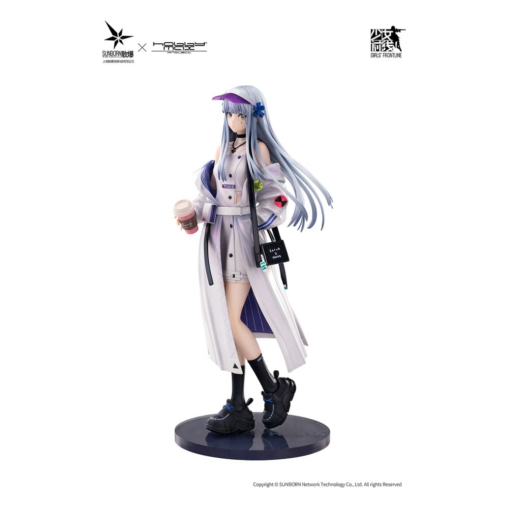 Girls Frontline 416 White Negroni 25cm 1/7 Scale PVC Statue