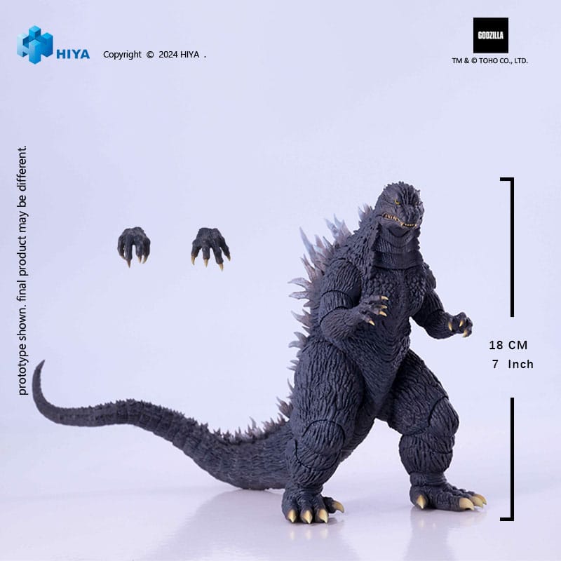 Godzilla vs. Mechagodzilla 2002 Exquisite Godzilla 18 cm Basic Action Figure