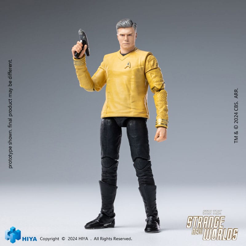 Star Trek Strange New Worlds Exquisite Mini Series Pike 11 cm 1/8 Action Figure