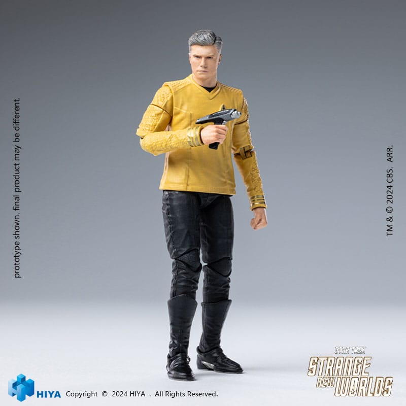 Star Trek Strange New Worlds Exquisite Mini Series Pike 11 cm 1/8 Action Figure