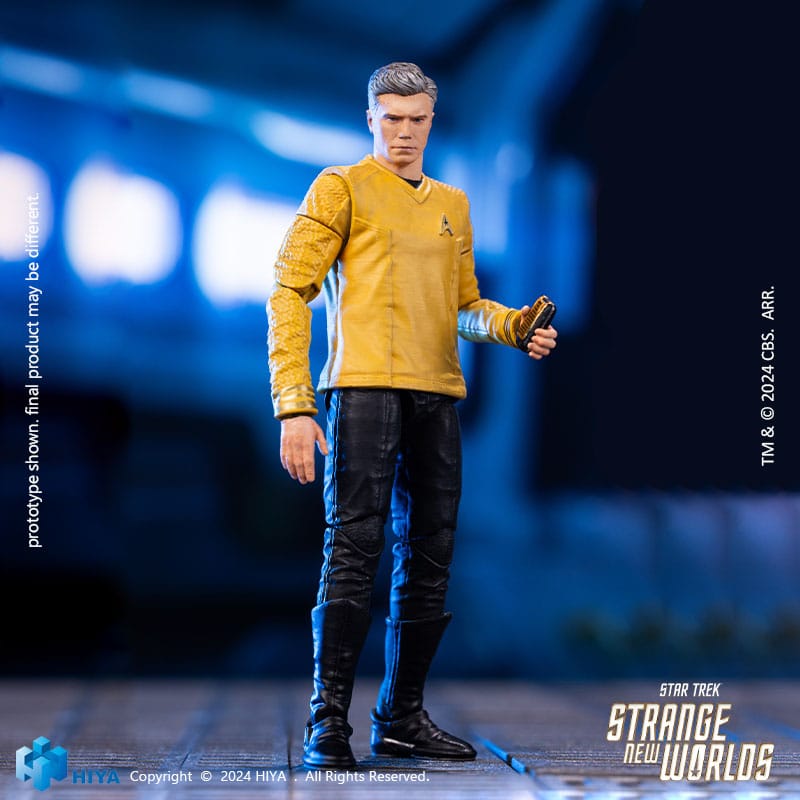 Star Trek Strange New Worlds Exquisite Mini Series Pike 11 cm 1/8 Action Figure