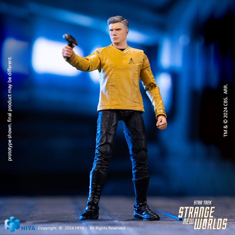 Star Trek Strange New Worlds Exquisite Mini Series Pike 11 cm 1/8 Action Figure