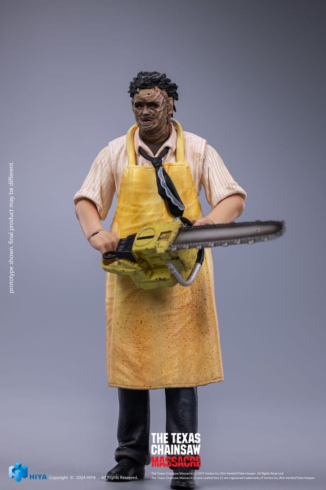 Texas Chainsaw Massacre (1974) Exquisite LeatherFace - Killing Mask Standard Ver. 11 cm 1/18 Mini Action Figure