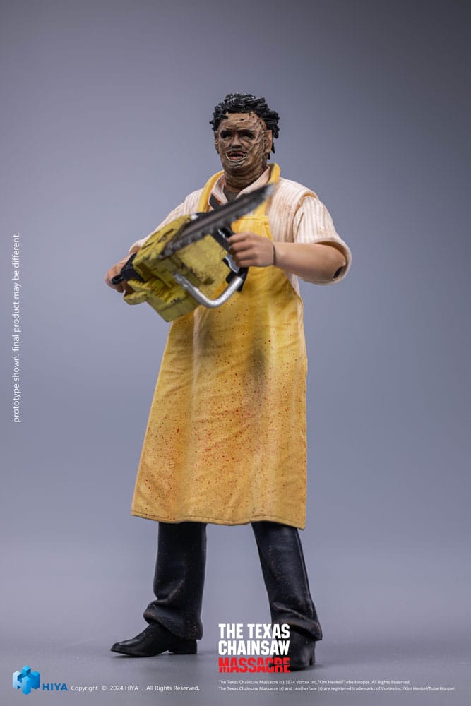 Texas Chainsaw Massacre (1974) Exquisite LeatherFace - Killing Mask Standard Ver. 11 cm 1/18 Mini Action Figure