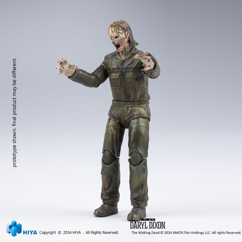 The Walking Dead Daryl Dixon Dark Eyes Walker 11 cm 1/8 Exquisite Mini Action Figure