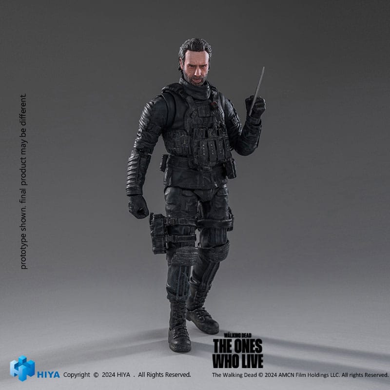 The Walking Dead The Ones Who Lived Daryl Dixon Dark Eyes Walker 11 cm 1/18 Exquisite Mini Action Figure