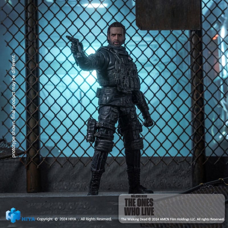 The Walking Dead The Ones Who Lived Daryl Dixon Dark Eyes Walker 11 cm 1/18 Exquisite Mini Action Figure