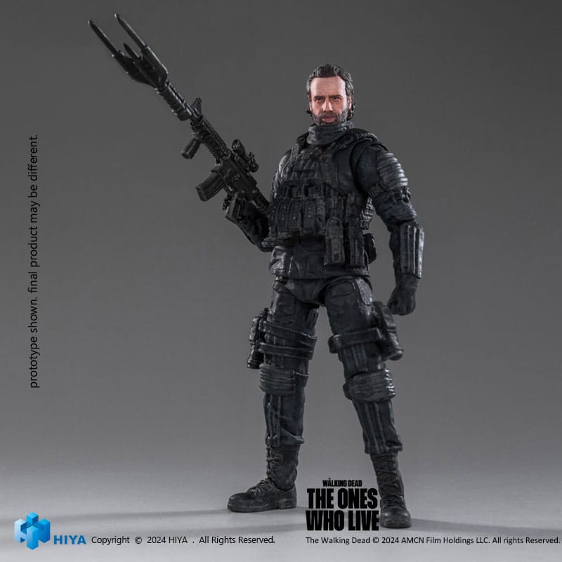 The Walking Dead The Ones Who Lived Daryl Dixon Dark Eyes Walker 11 cm 1/18 Exquisite Mini Action Figure