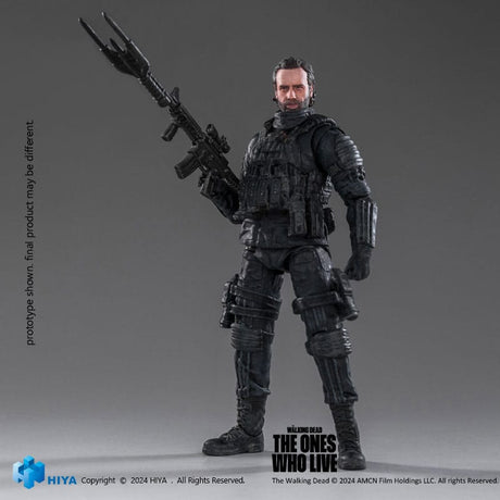 The Walking Dead The Ones Who Lived Daryl Dixon Dark Eyes Walker 11 cm 1/18 Exquisite Mini Action Figure