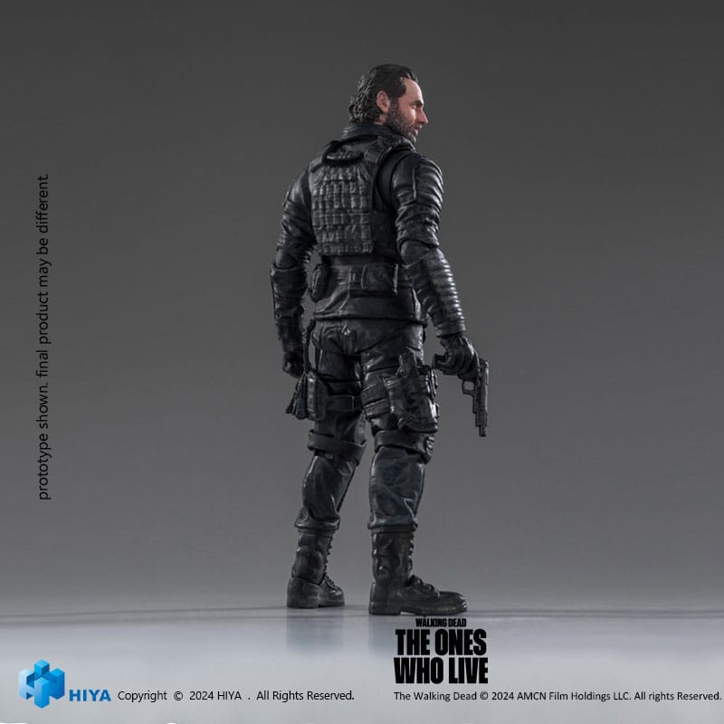 The Walking Dead The Ones Who Lived Daryl Dixon Dark Eyes Walker 11 cm 1/18 Exquisite Mini Action Figure