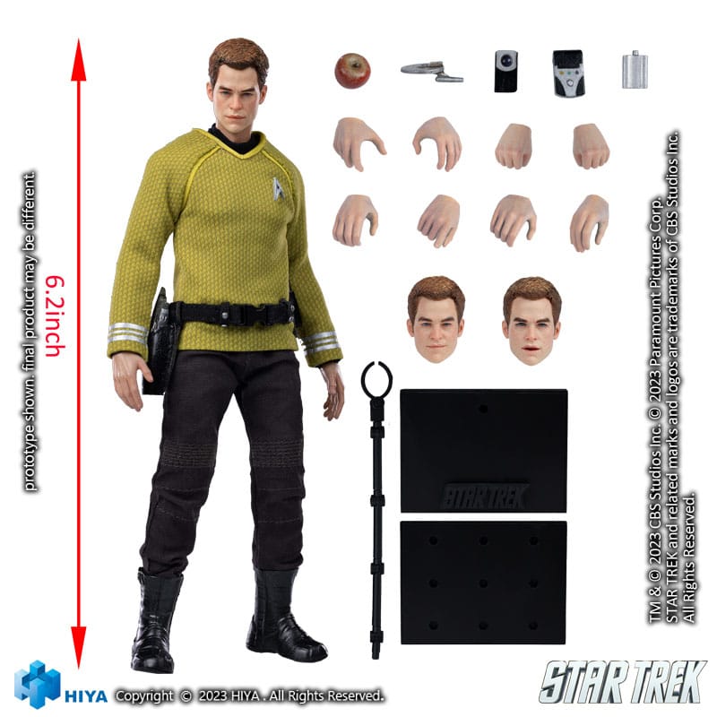 Star Trek Kirk 16cm 1/12 Scale Exquisite Super Series Action Figure