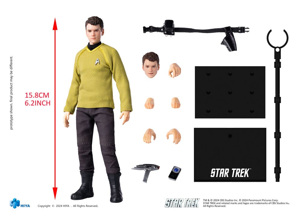 Star Trek 2009 Exquisite Super Series Chekov 16 cm 1/12 Action Figure