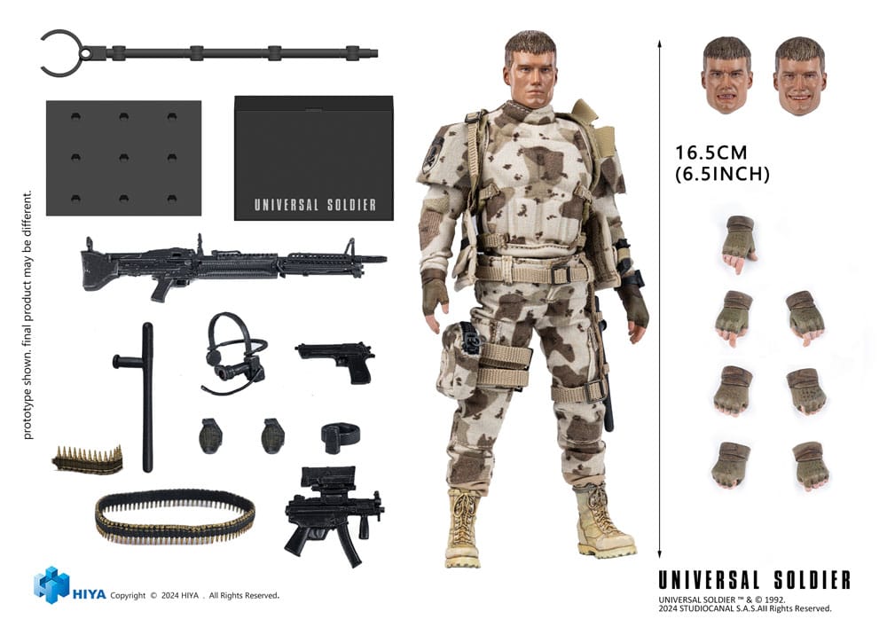 Universal Soldier Exquisite Super Series Andrew Scott 16 cm 1/12 Action Figure