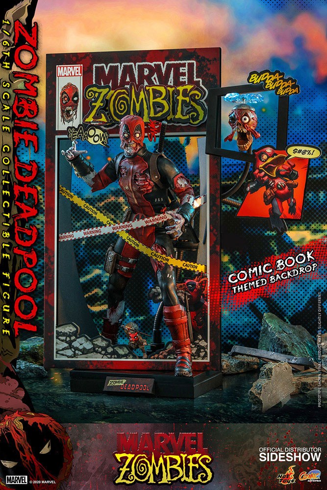 Marvel Zombies Comic Masterpiece Zombie Deadpool 31 cm 1/6 Action Figure