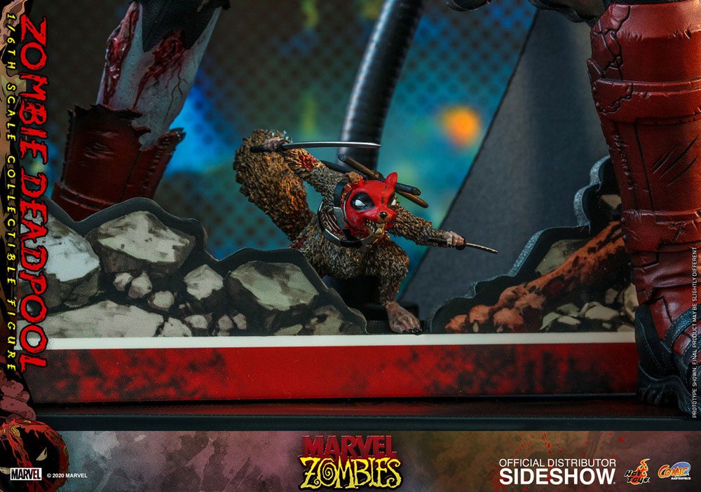 Marvel Zombies Comic Masterpiece Zombie Deadpool 31 cm 1/6 Action Figure