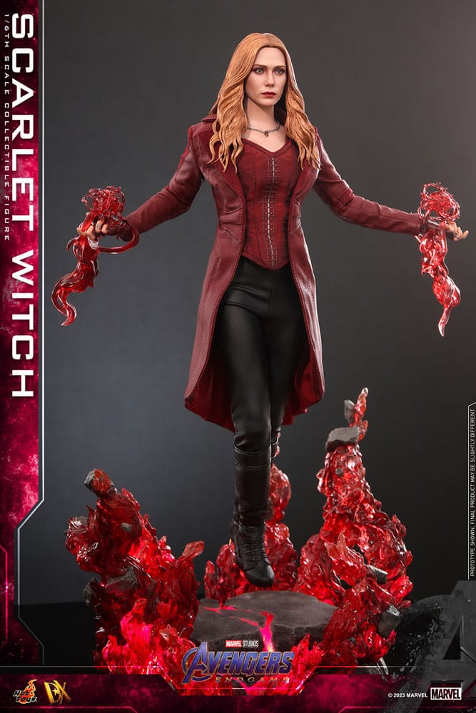 Marvel Avengers Endgame Scarlet Witch 28cm 1 6 Scale Hot Toys DX Action Figure