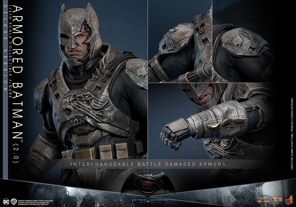 Batman v Superman: Dawn of Justice Movie Masterpiece Armored Batman 2.0 (Deluxe Version) 33 cm 1/6  Action Figure