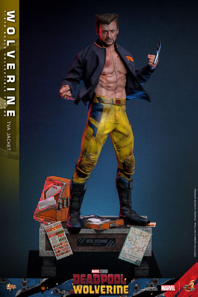 Deadpool & Wolverine Movie Masterpiece Wolverine (TVA Jacket Version) 31 cm 1/6 Action Figure