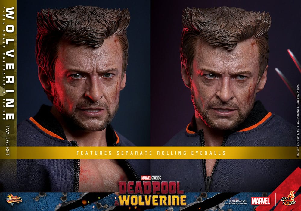 Deadpool & Wolverine Movie Masterpiece Wolverine (TVA Jacket Version) 31 cm 1/6 Action Figure