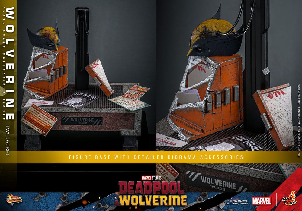 Deadpool & Wolverine Movie Masterpiece Wolverine (TVA Jacket Version) 31 cm 1/6 Action Figure